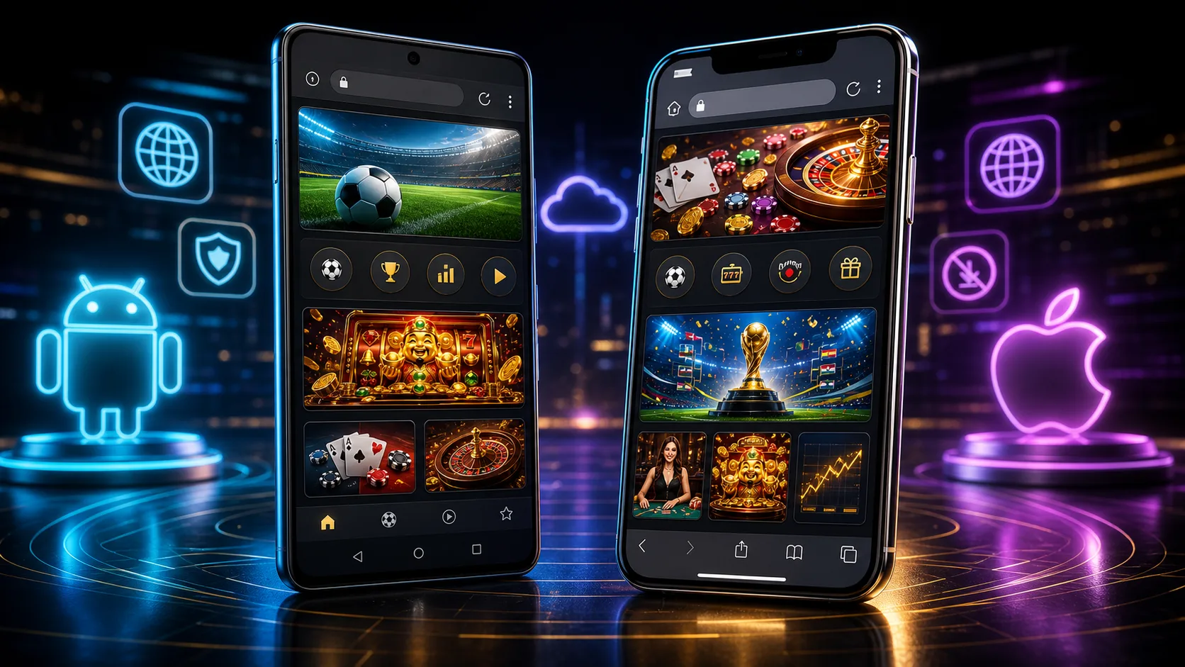 Experiência keydrop compatível com Android e iOS no navegador mobile